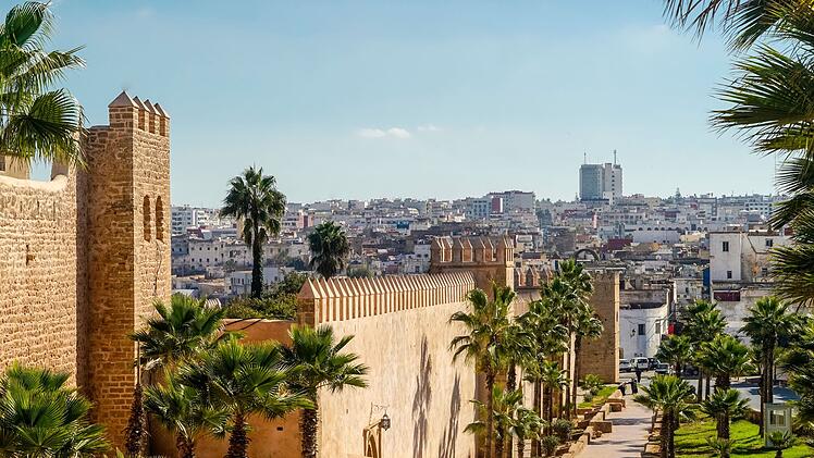 Die Kasbah des Ouda&iuml;as (Udayas) ist das &auml;lteste Stadtviertel der marokkanischen Hauptstadt Rabat.
