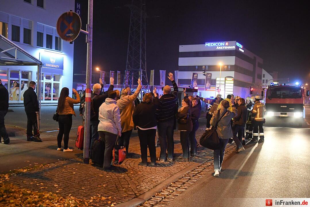 Brand in Tiefgarage in Bamberg - Hotel evakuiert