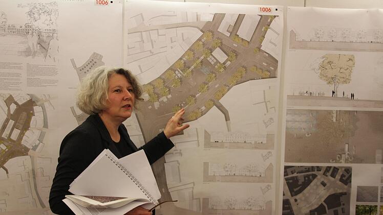 Architektin Michaela Messmer stellte den Siegerentwurf vor. Foto: R. Heck