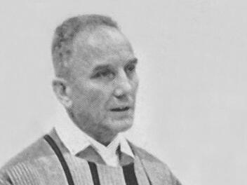 Pfarrer und Studienrat Albrecht Merck stürzte am 30. August 1972 mit einem Motorsegler über den Alpen ab. Foto: Archiv Ewald Kiesel