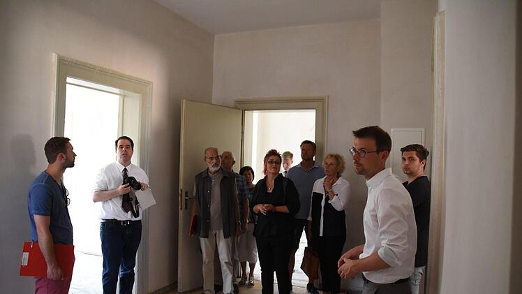 So sieht es im inneren der Villa des alten Schlachthofes aus.