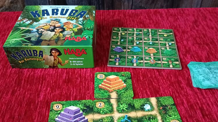 Spiele-Test "Karuba - Das Kartenspiel":  Auf der schnellen Suche nach dem Dschungelpfad