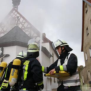 Feuerwehr Hollfeld Großübung