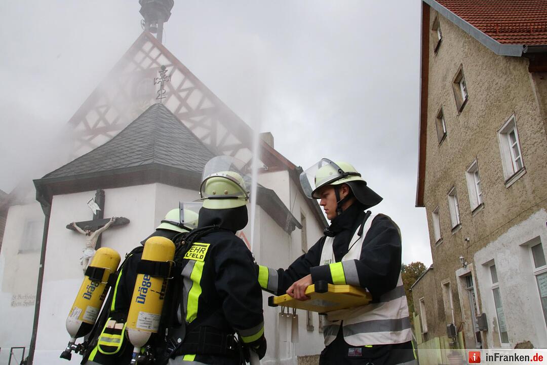 Feuerwehr Hollfeld Großübung