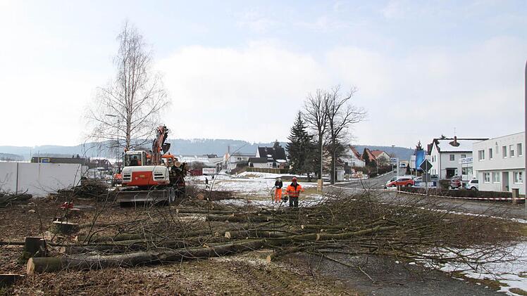 So sieht das Areal nun aus, auf dem das Dienstleistungszentrum gebaut werden soll.