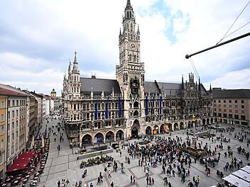Der Marienplatz in München