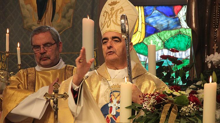 Festgottesdienst in der Begegnungsstätte Heroldsbach.  Josef Hofbauer