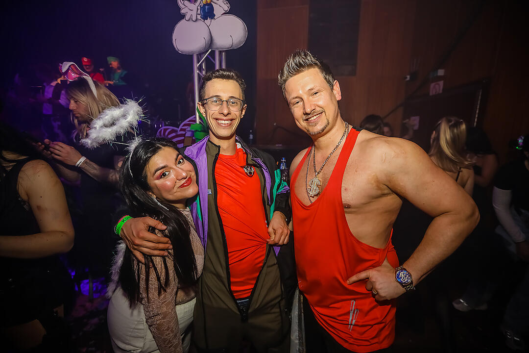 Beste Partystimmung in der Stadthalle