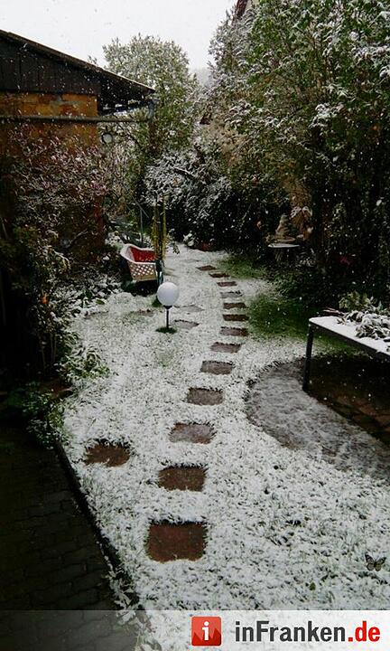 Franken: Ostermontag versinkt im Schnee