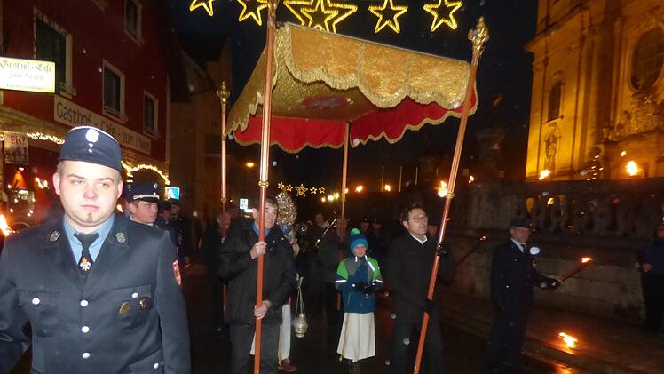 Bei der Lichterprozession in GößweinsteinThomas Weichert