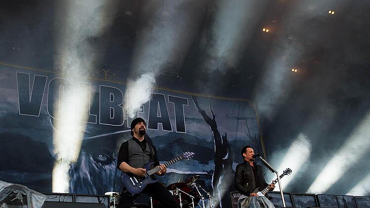Der Auftritt von Volbeat. Foto: Tobias Köpplinger