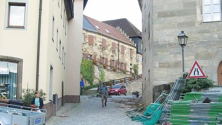 Die Verkehrssituation am Oberen Markt war ein Thema bei der Bürgerversammlung.  Foto: arh