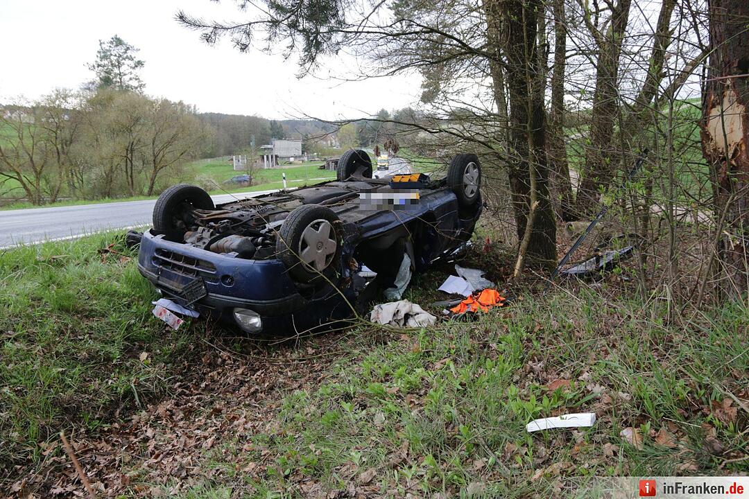 Auto überschlägt sich bei Appendorf