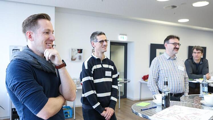 Denkwerkstatt "Bamberg 2050": Blick auf den Workshop "Wie bewegen wir uns?". Foto: Barbara Herbst