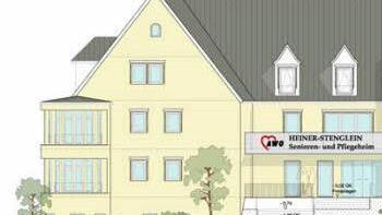 So wird das Altenheim der Arbeiterwohlfahrt nach dem Umbau aussehen; ...