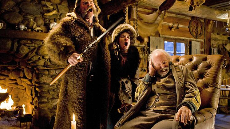 Szene aus Tarantinos: Western "The Hateful 8" (ab 28. Januar im Kino). Foto: Universumfilm