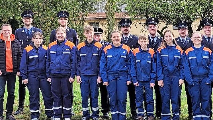 Die Angehörigen der Jugendfeuerwehr erreichten die Jugendflamme, Stufe 1.