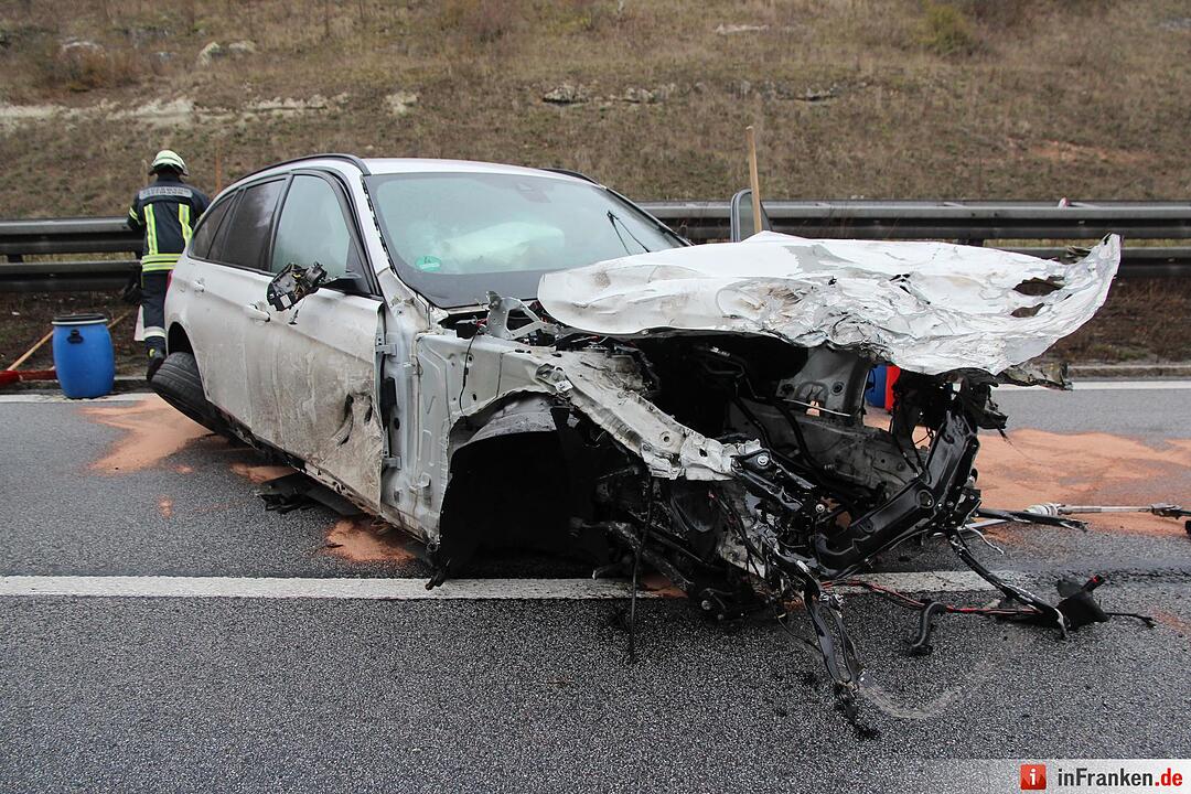 Unfall auf der A70