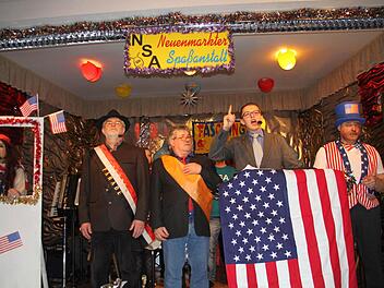 Ein Bild aus guten Zeiten: Die Faschingsfreunde in Aktion. In dieser Session bleiben in Neuenmarkt die Lichter aus. Foto: Archiv/Jürgen Gärtner