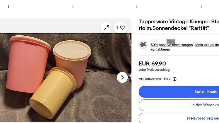 Hast du noch alte Tupperware im Schrank? Diese 5 Produkte können viel Geld bringen