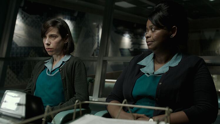 Ungleiches Duo: Kollegin Zelda (Octavia Spencer) spricht f&uuml;r die stumme Elisa (Sally Hawkins) gleich mit.