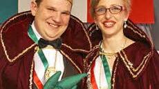 Mal was anderes: Das memmelsdorfer Prinzenpaar Alexander I. und Christiane I. hat sich erst auf der Bühne gefunden Fotos: Rittmeier