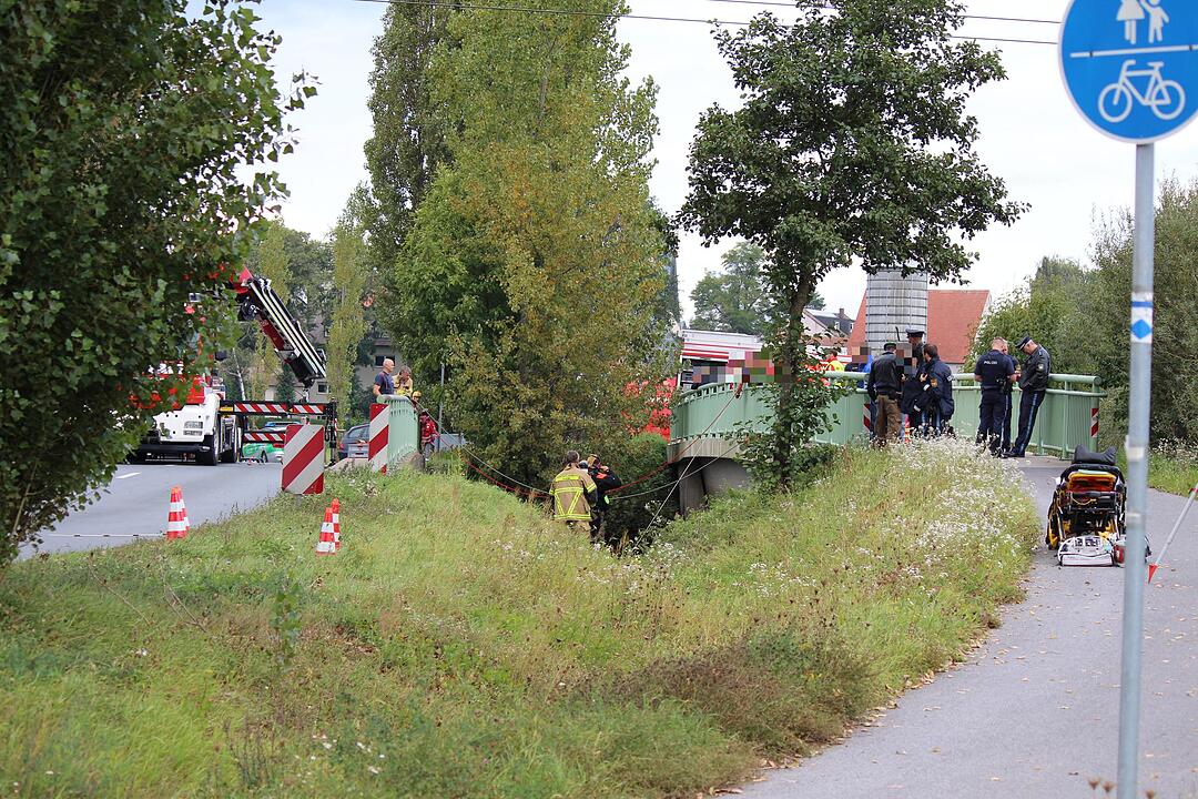 Vermisster Fürther in Auto in Regnitz gefunden