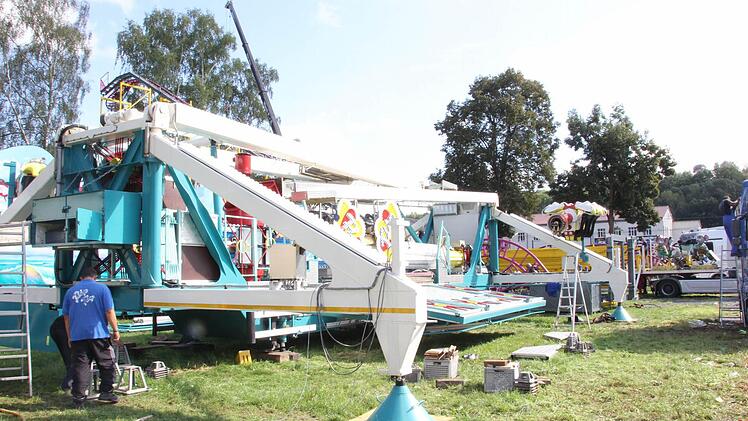 Abbau beim Freischießen. Foto: Marco Meißner