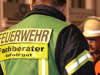 Chemie-Einsatz in Bad Kissingen  Foto: Peter Rauch