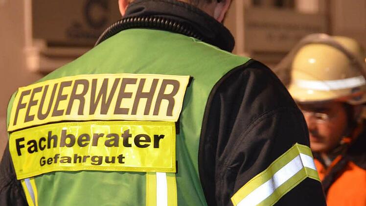 Chemie-Einsatz in Bad Kissingen  Foto: Peter Rauch