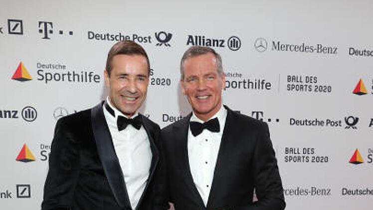 Henry Maske - hier mit Kai Pflaume in Wiesbaden auf dem Ball des Sports - löste in den 90-ern als "Gentleman" diesseits und jenseits des Rings den deutschen Box-Boom aus.