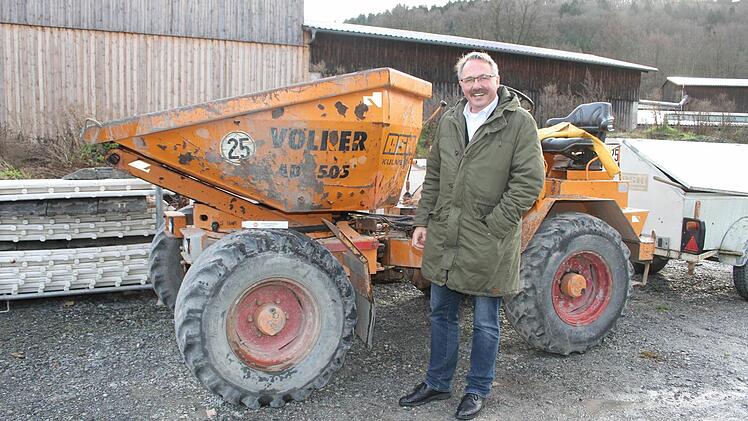 Reinhard Mück von der Firma ASK ist für den Leitungsbau verantwortlich. Foto: Sonja Adam