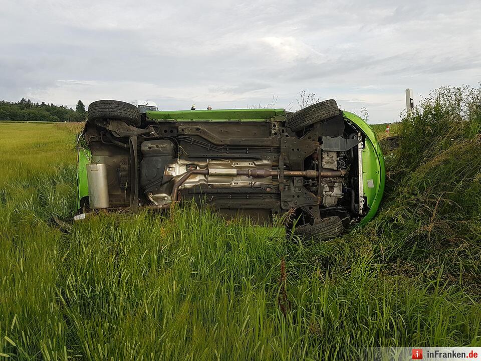 Schwerer Unfall auf B173 bei Köditz