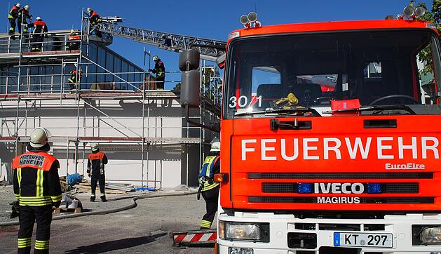 Großübung Feuerwehren