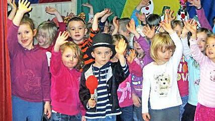 Auch Kindergartenkinder aus Garitz haben ihren großen Auftritt beim Benefizkonzert. Foto: Kindergarten