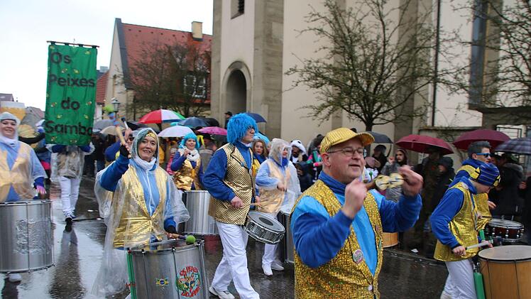Immer dabei: die Sambaband aus Schweinfurt. Thomas Malz