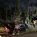 Am Samstagabend ist ein Autofahrer in seinem Wagen eingeklemmt wirden. Der Unfall ereignete sich in W&uuml;rzburg. Foto: News5/H&ouml;fig