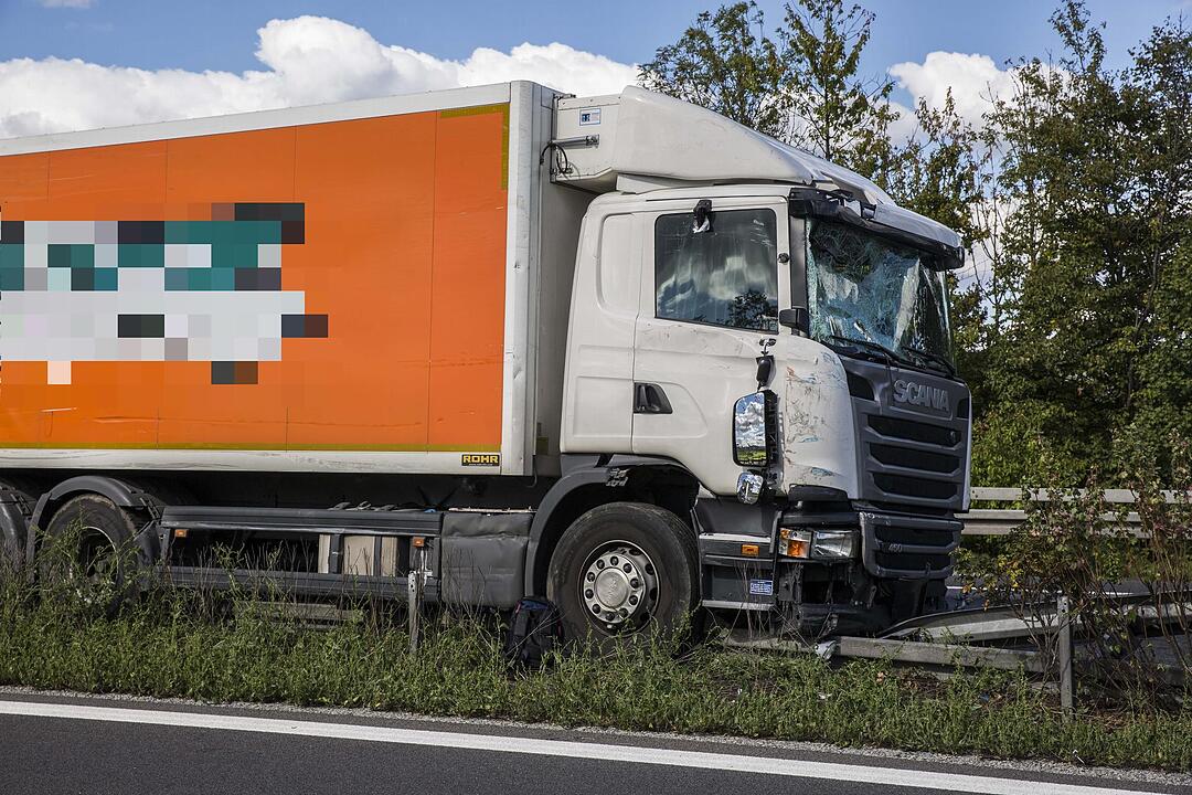 Lkw-Unfall auf der A70