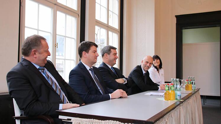 Eindrücke vom Besuch Söders. Foto: Ralf Ruppert