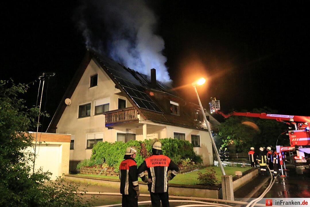 Blitzeinschlag in Gernach