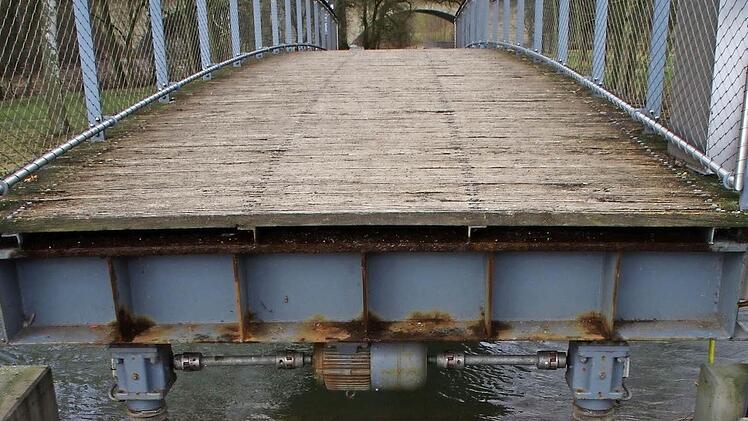 Die Hubbrücke auf dem LGS-Gelände ist zurzeit gesperrt. Foto: Marco Meißner