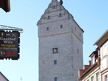 Das Obere Tor ist ein Wahrzeichen Münnerstadts.  Foto: Thomas Malz