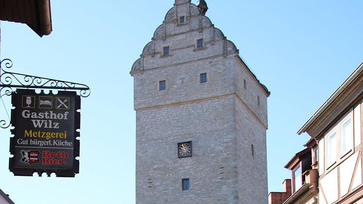 Das Obere Tor ist ein Wahrzeichen Münnerstadts.  Foto: Thomas Malz