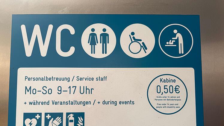 50 Cent f&uuml;r Toilettengang - Frau klagt