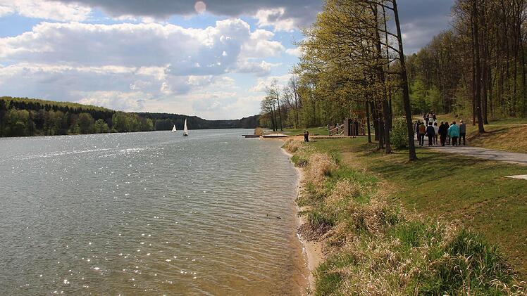Verbessert wurde auch der Spazierweg rund um den See.