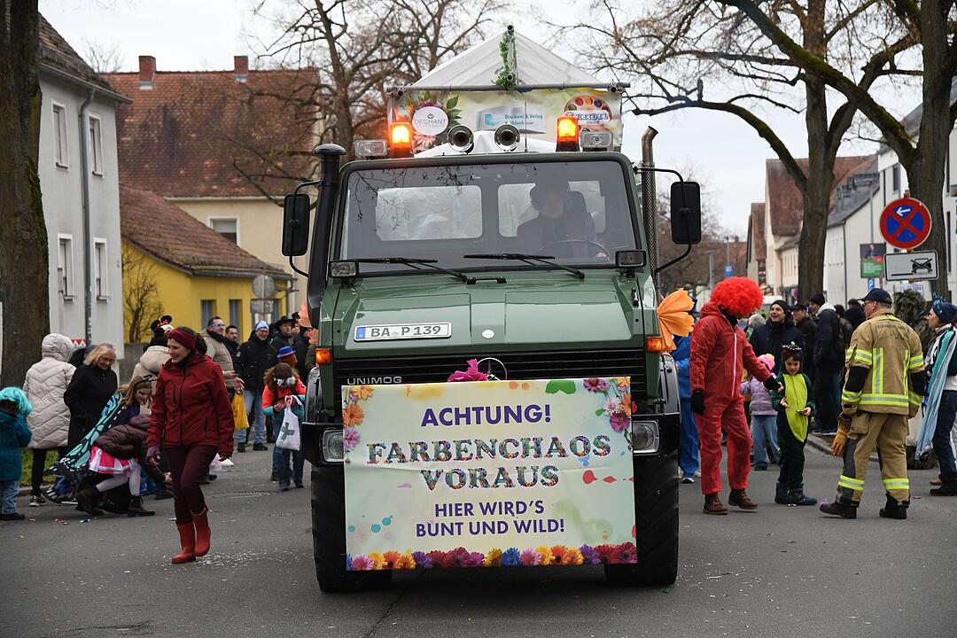 Faschingstreiben in der Gartenstadt.