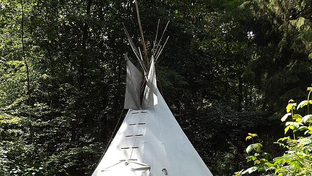 Wildes Zelten ist in Naturschutzgebieten verboten.