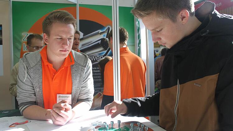 Am Stand der Rauschert-Gruppe  Foto: Veronika Schadeck