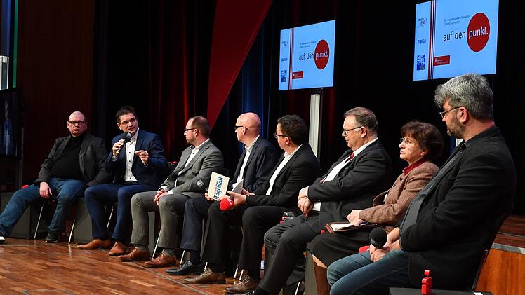 Impressionen vom Coburger Regionentalk im Kongresshaus zur LandratswahlFoto: Ronald Rinklef