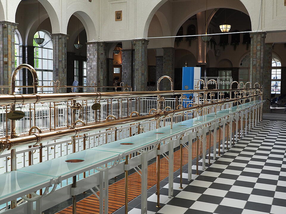 Die größte Trinkkurhalle Europas